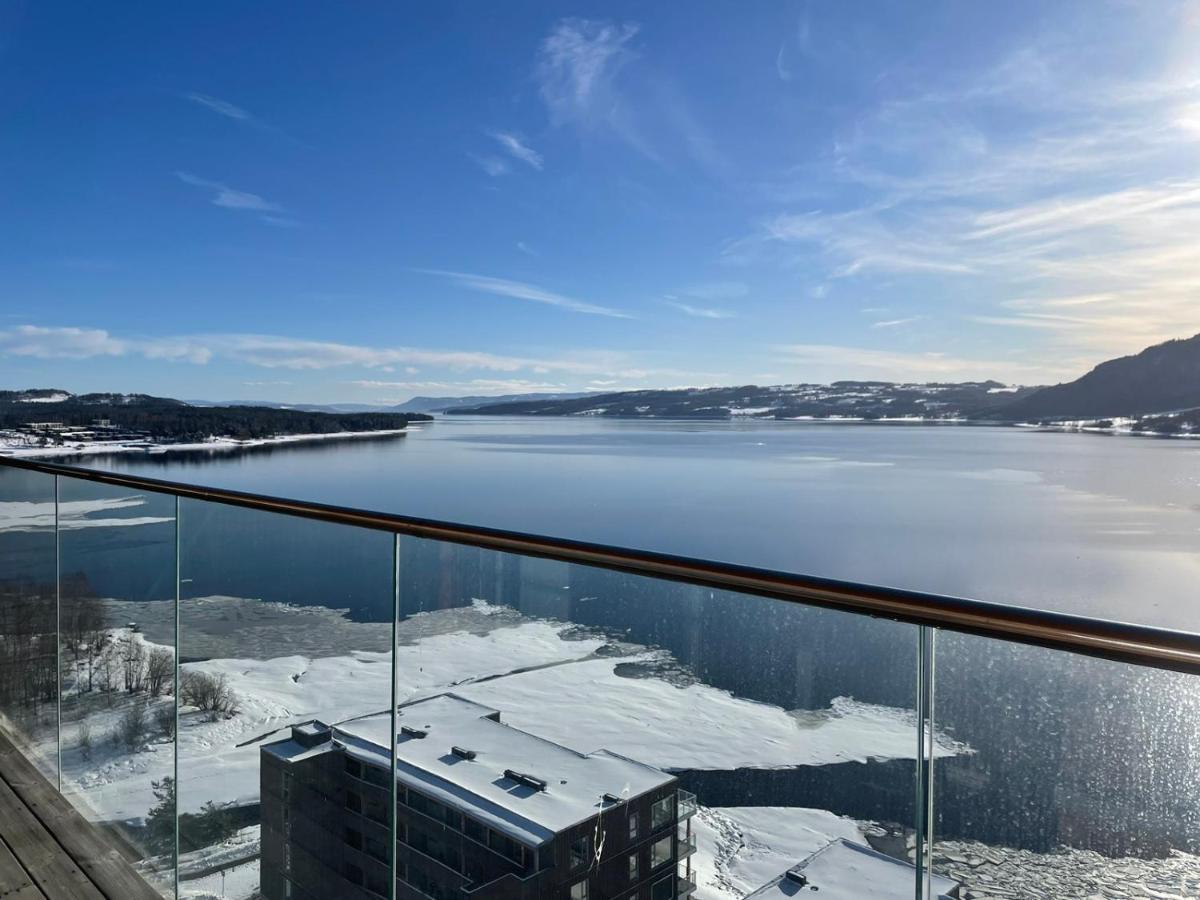 Mjos Tower Suite - Lovely Lake View Brumunddal Екстер'єр фото