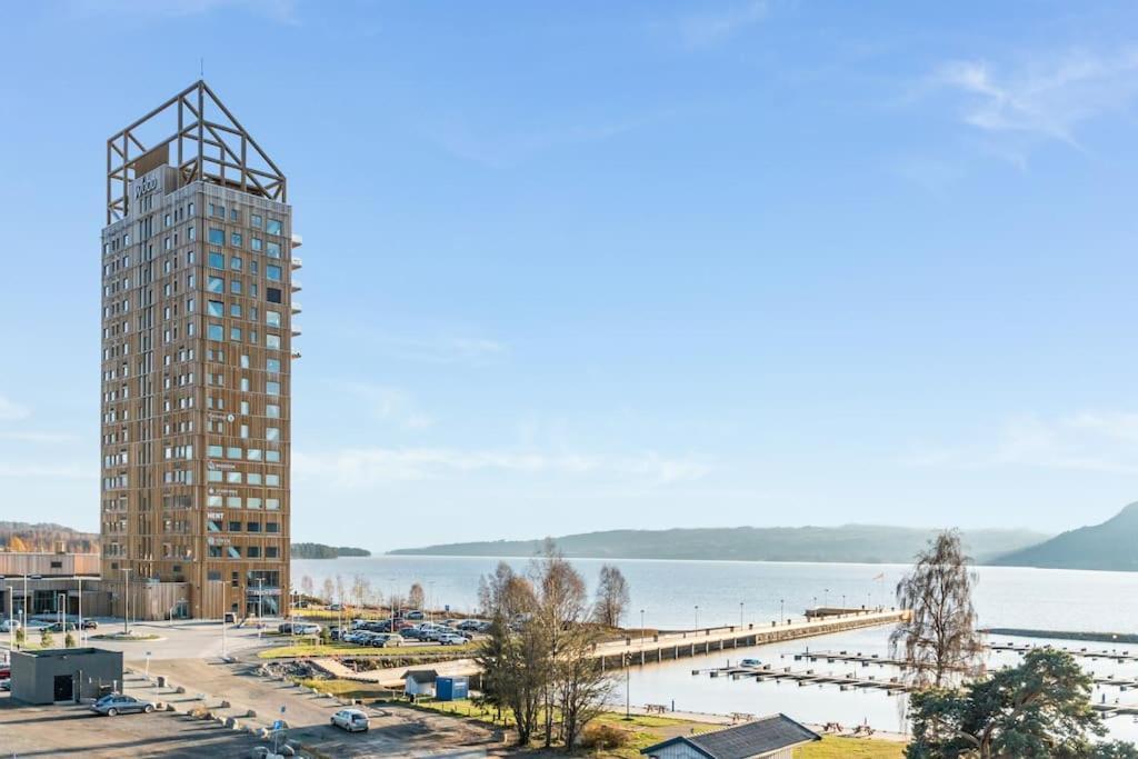 Mjos Tower Suite - Lovely Lake View Brumunddal Екстер'єр фото